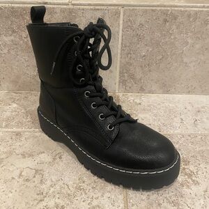 Sincerely Jules Black Combat Boots